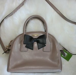 Kate Spade Hanover Street Small Lorin Grey Bow Bag